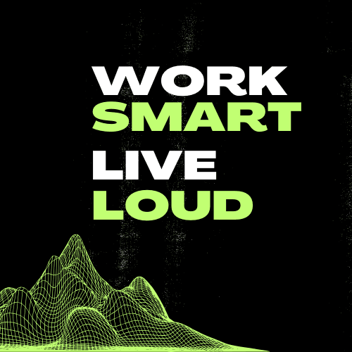 Man recording video with camera on tripod and smartphone in yellow background